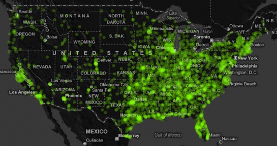 Watching the Growth of Walmart Across America